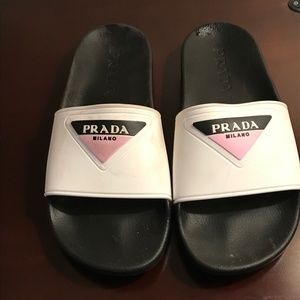 Prada Rubber Pool Slides 36